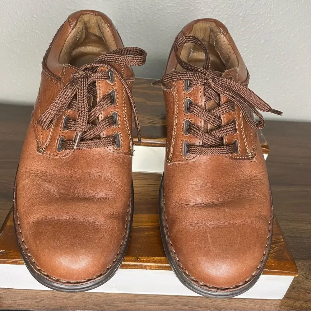 Florsheim Tan Mens Oxfords Style Casual Lace Up Shoes Style 13172-200 Size 9M